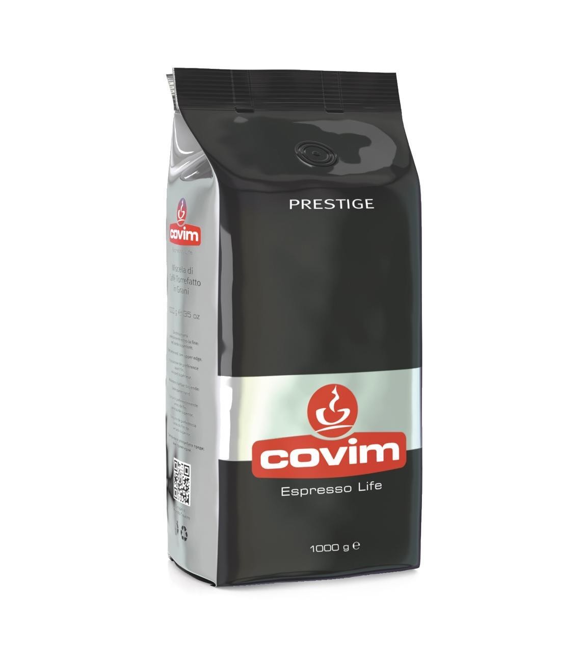 Covim Prestige 1 kg bag of whole-bean espresso coffee
